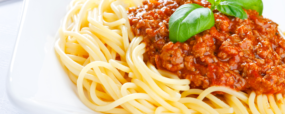 Spaghetti with Meatsauce $8.95+tax